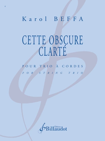 Cette obscure clarté Visuel